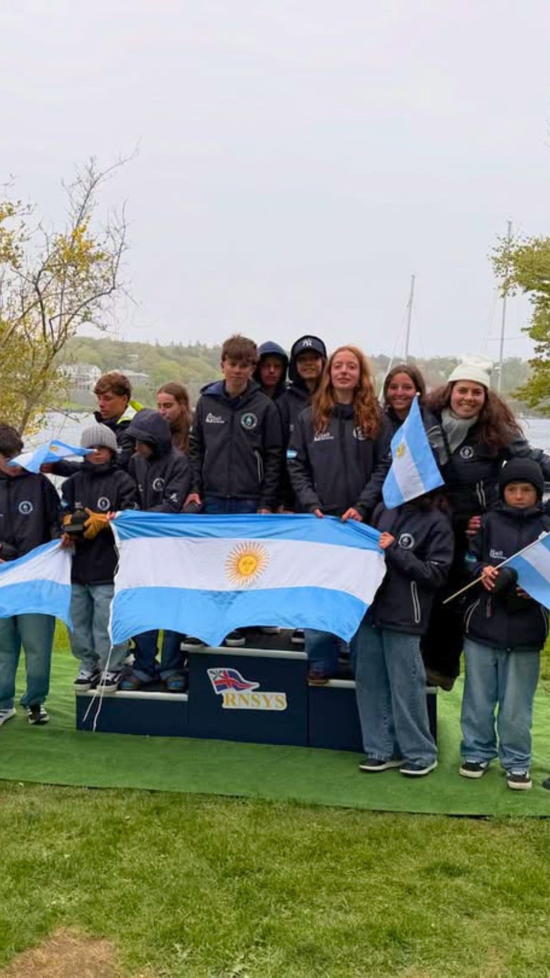 La celeste y blanca en lo más alto en Halifax
